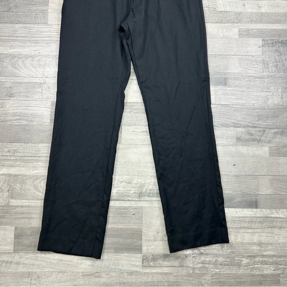 Banana Republic Men's Black Tailored Slim Fit Dess Pants